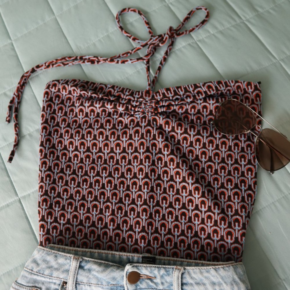ZARA Printed Jacquard Bodysuit - Picture 3 of 9
